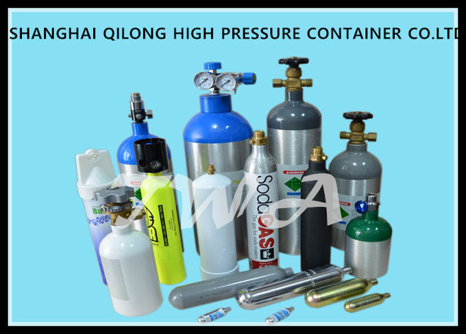 Alta pressione in alluminio ossigeno cilindro leggero Gas cilindro ideale per gas umido