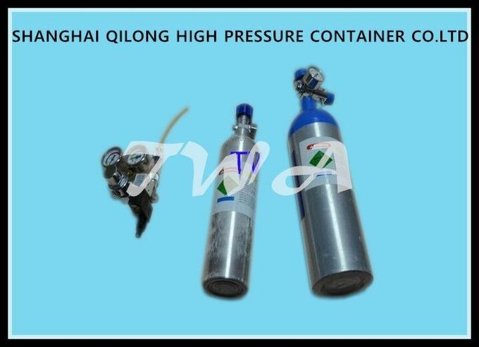 Bombola a gas ad alta pressione ad alta pressione di sicurezza della bombola a gas della lega di alluminio del PUNTO 1.45L per la bevanda di CO2 di uso